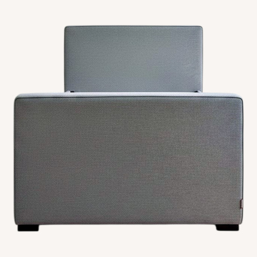 Used Monte Design Dorma Light Gray Twin Bed for sale on AptDeco