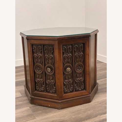 Used Vintage/Antique Finds Octagonal Wood Side Table for sale on AptDeco