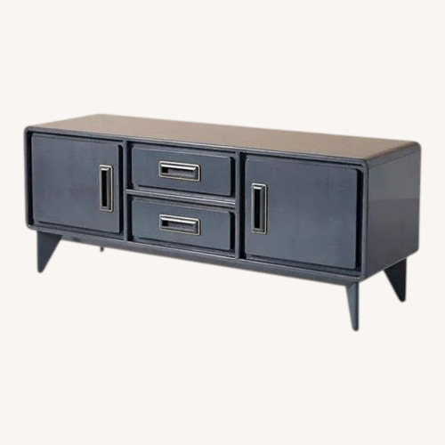 Used Anthropologie Blue Media Storage for sale on AptDeco
