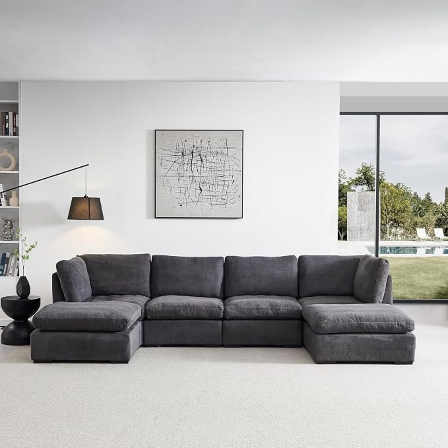 L-Shaped Comfy Couch - image-5