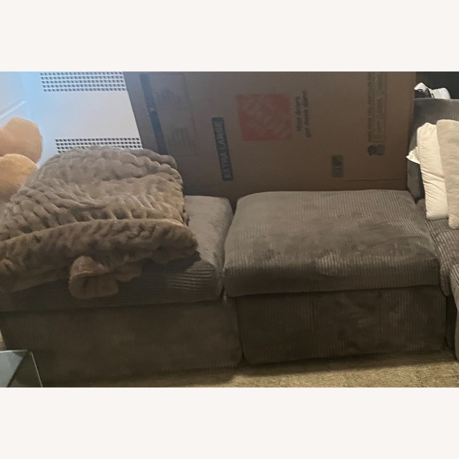 L-Shaped Comfy Couch - image-4