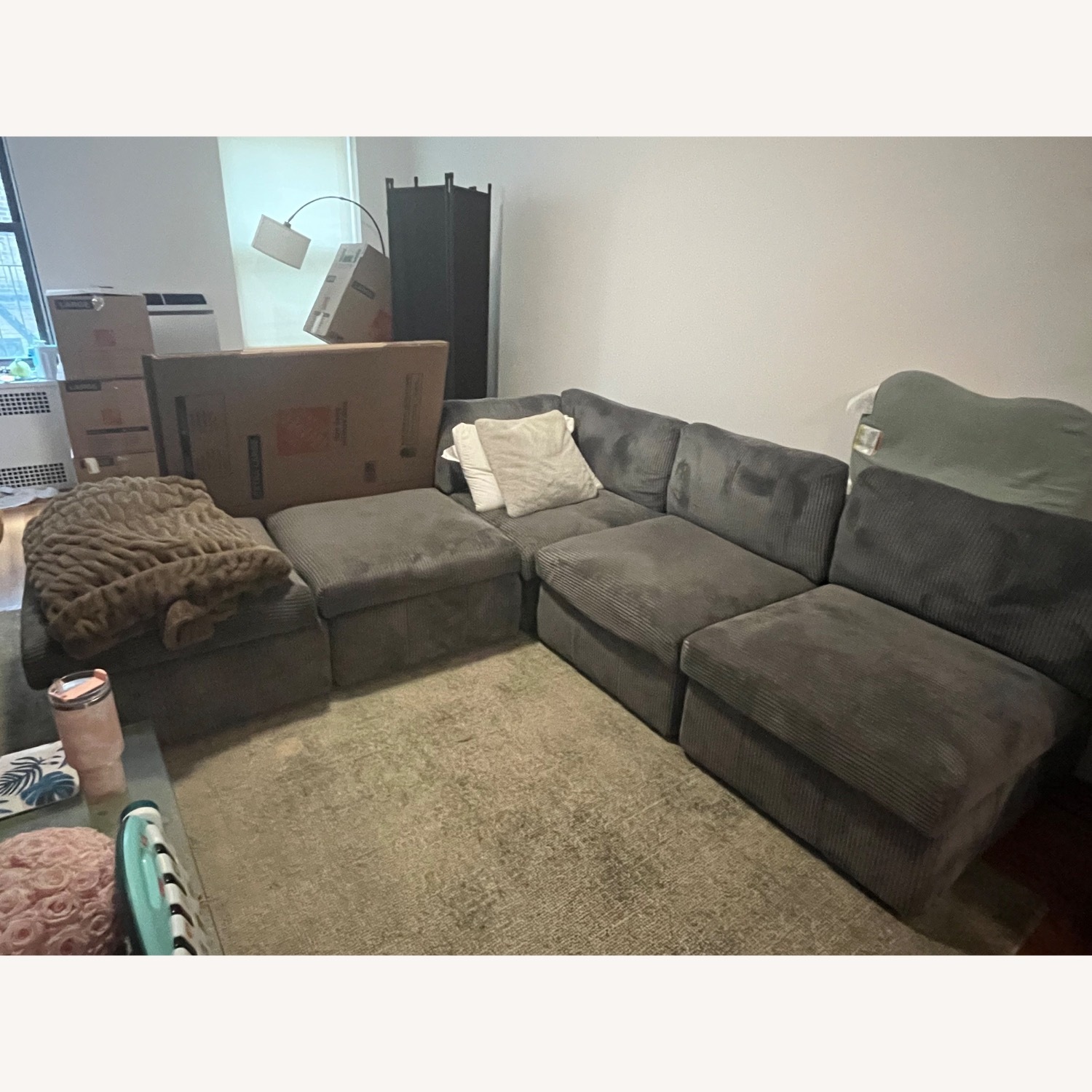 L-Shaped Comfy Couch - image-2