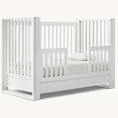 Used Restoration Hardware Baby & Child Wyler Crib with Toddler Kit for sale on AptDeco