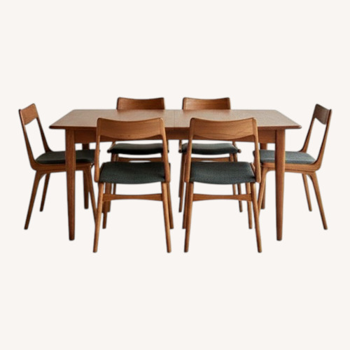 Used Vintage Teak Wood Table & Chairs for sale on AptDeco