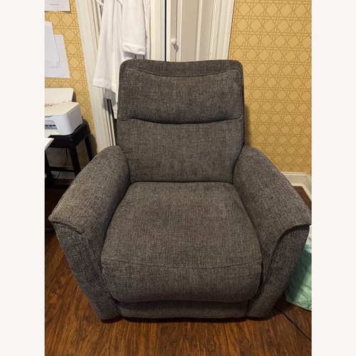Used Dark Gray Polyurethane Recliner for sale on AptDeco