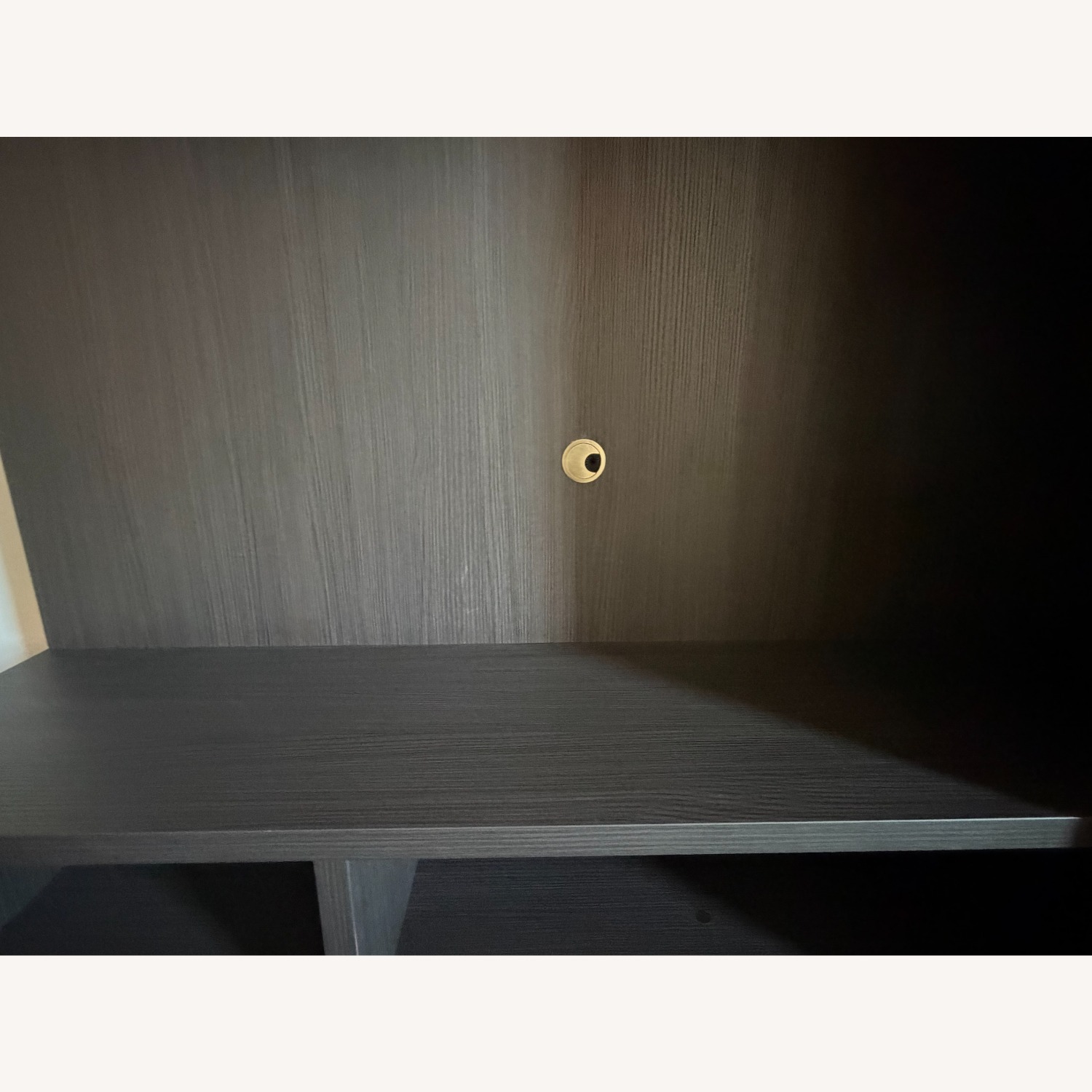 Lazzoni Dark Brown Media Storage with Mirror - image-7