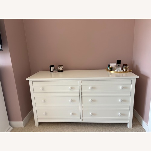 Used Taylor Made Custom Furniture White Wood Dresser for sale on AptDeco