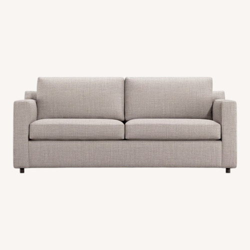 Used Crate & Barrel Barrett II Light Gray Fabric Sleeper Sofa for sale on AptDeco