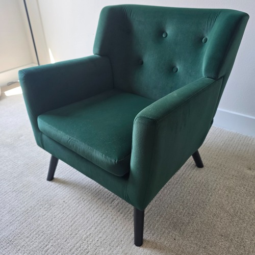Used Velvet Chair for sale on AptDeco