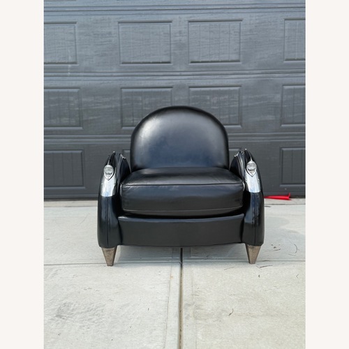 Used William Alan Schwinn Bicycle Leather Chair  for sale on AptDeco