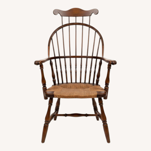 Used Vintage/Antique Finds Dark Brown Wood Armchairs for sale on AptDeco
