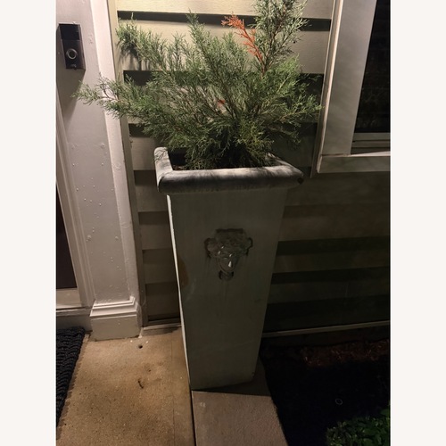 Used Restoration Hardware Metal Planters for sale on AptDeco