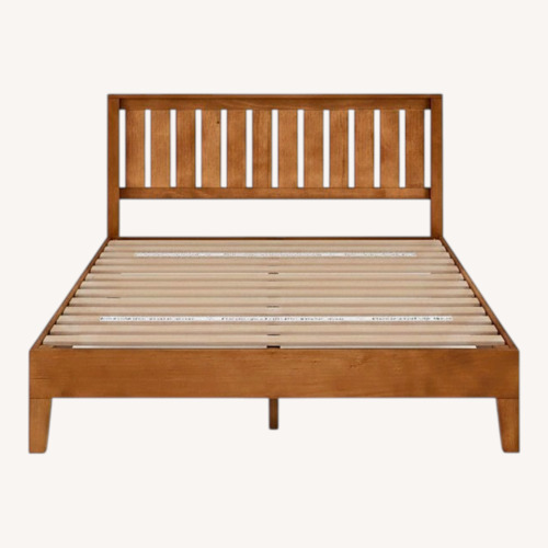 Used Amazon Zinus Alexis Queen Bed Frame for sale on AptDeco