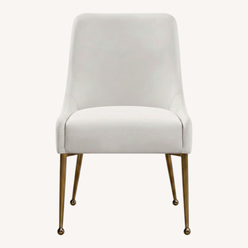 Used Owen Velvet Dining Chairs  for sale on AptDeco