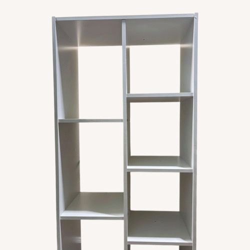 Used White Wood Bookcase for sale on AptDeco