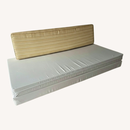 Used Light Gray Fabric Futon for sale on AptDeco