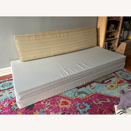 Used Light Gray Fabric Futon for sale on AptDeco