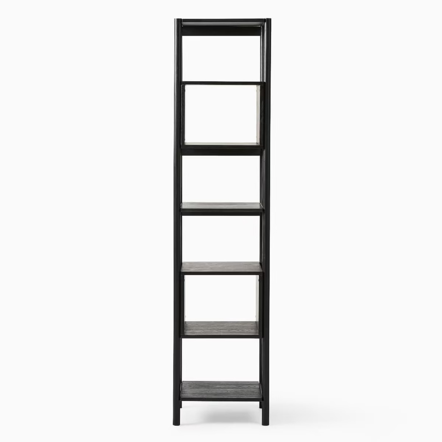 West Elm Jordi Black Wood Bookcase - image-4