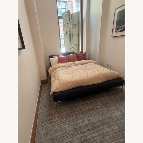 Used B&b Italia Charles Queen Bed With Slatted Bases for sale on AptDeco