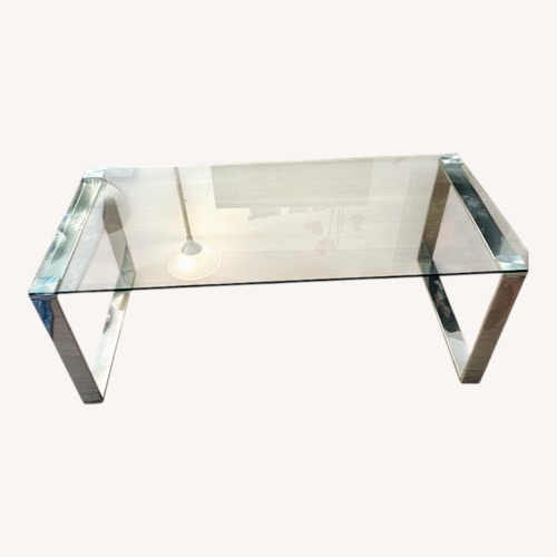 Used Glass Top Single Coffee Table  for sale on AptDeco