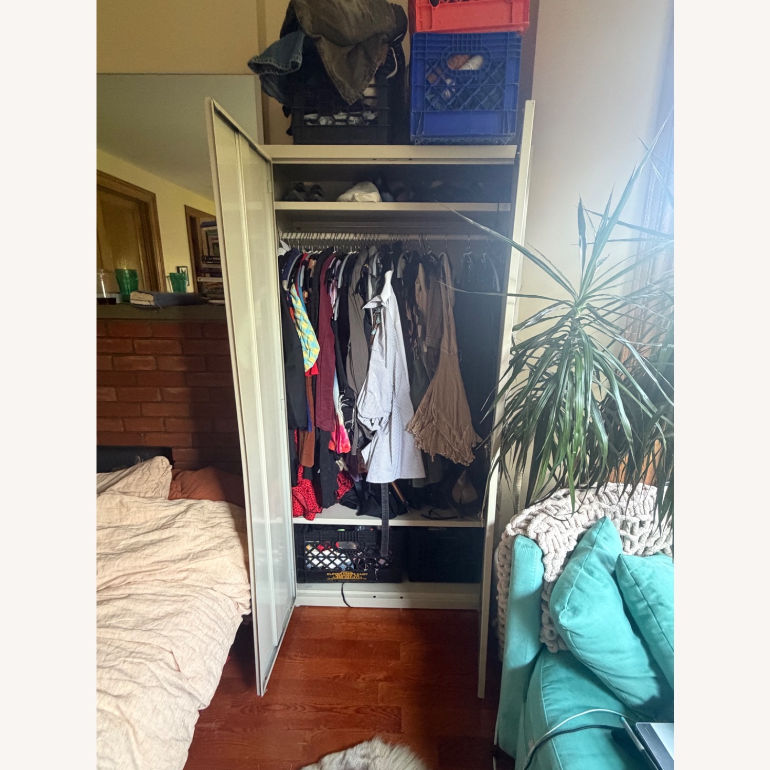 Lorell Two Steel Wardrobes - image-5