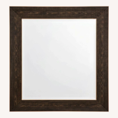 Used Bed Bath & Beyond Dark Brown Wall Mirror for sale on AptDeco