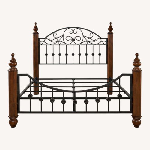 Used Ashley Furniture Wyatt Queen Size Bed for sale on AptDeco