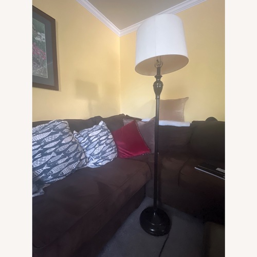 Used Solid Metal Floor Lamp for sale on AptDeco