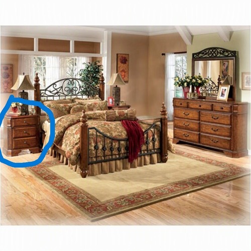 Used Ashley Furniture Wyatt Nightstand for sale on AptDeco