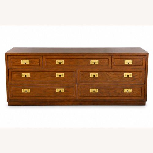 Used Henredon Campaign Triple Dresser / Credenza  for sale on AptDeco