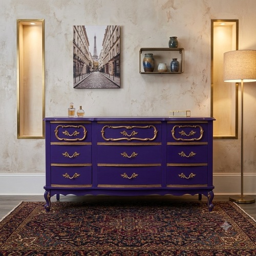 Used French Provincial 9 Drawer Dresser for sale on AptDeco