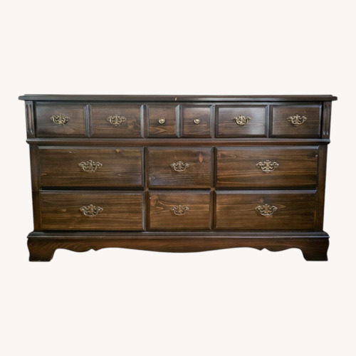 Used Dark Brown Wood Dresser for sale on AptDeco
