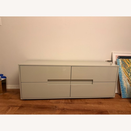 Used CB2 Light Gray Lowboy Dresser for sale on AptDeco