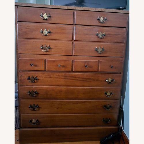 Used Dark Brown Wood Dresser for sale on AptDeco
