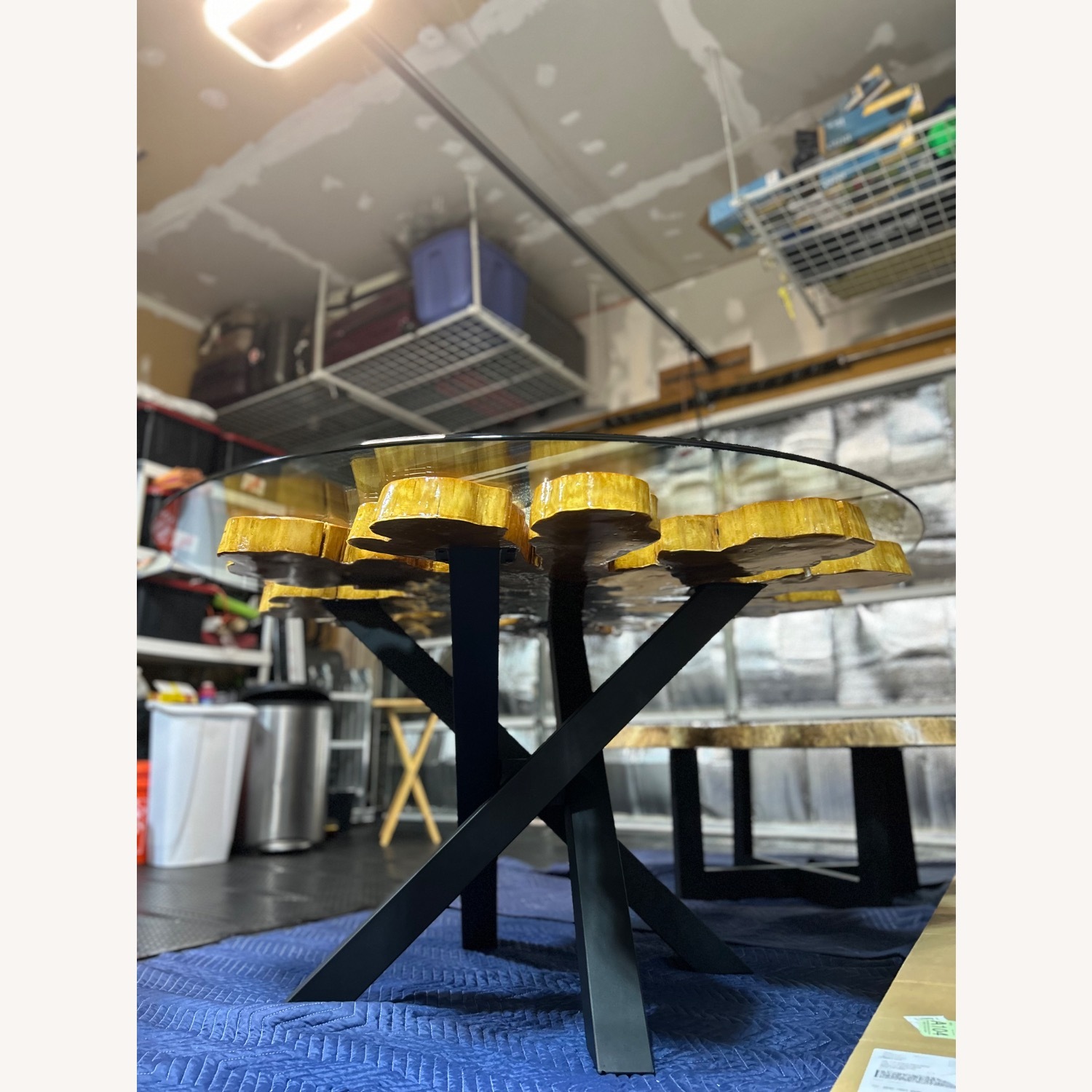 Handcrafted Cypress Cookie Dining Table - image-6