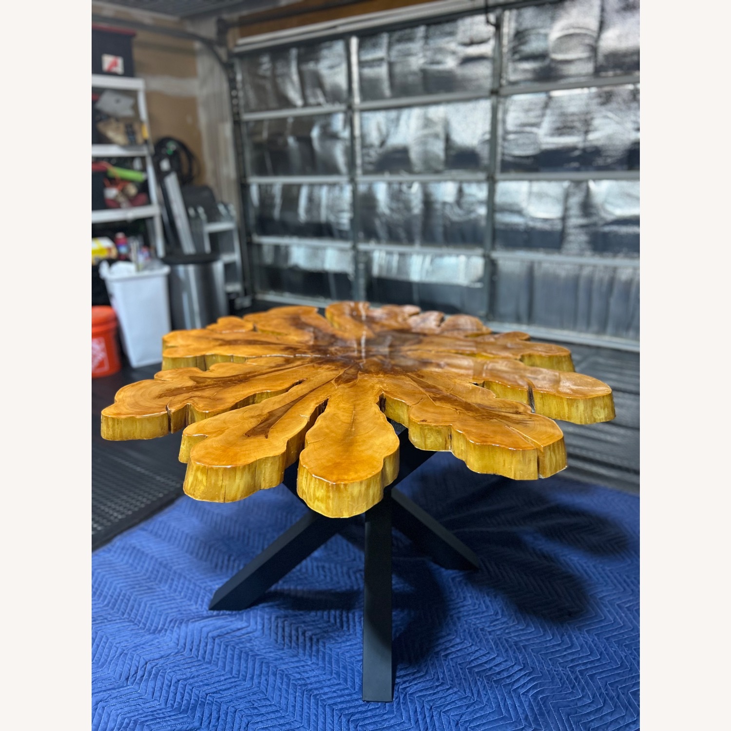 Handcrafted Cypress Cookie Dining Table - image-2