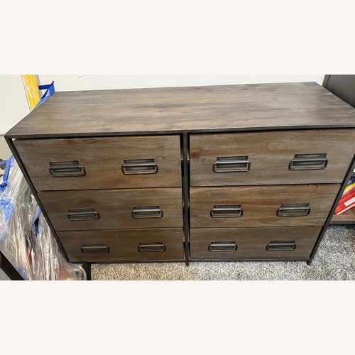 Used Restoration Hardware Dark Brown Wood Dresser for sale on AptDeco