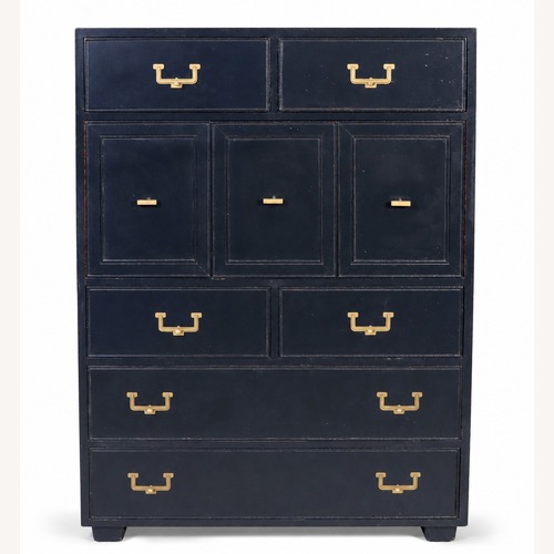 Used  Henredon Artefacts Chest Midnight Blue  for sale on AptDeco