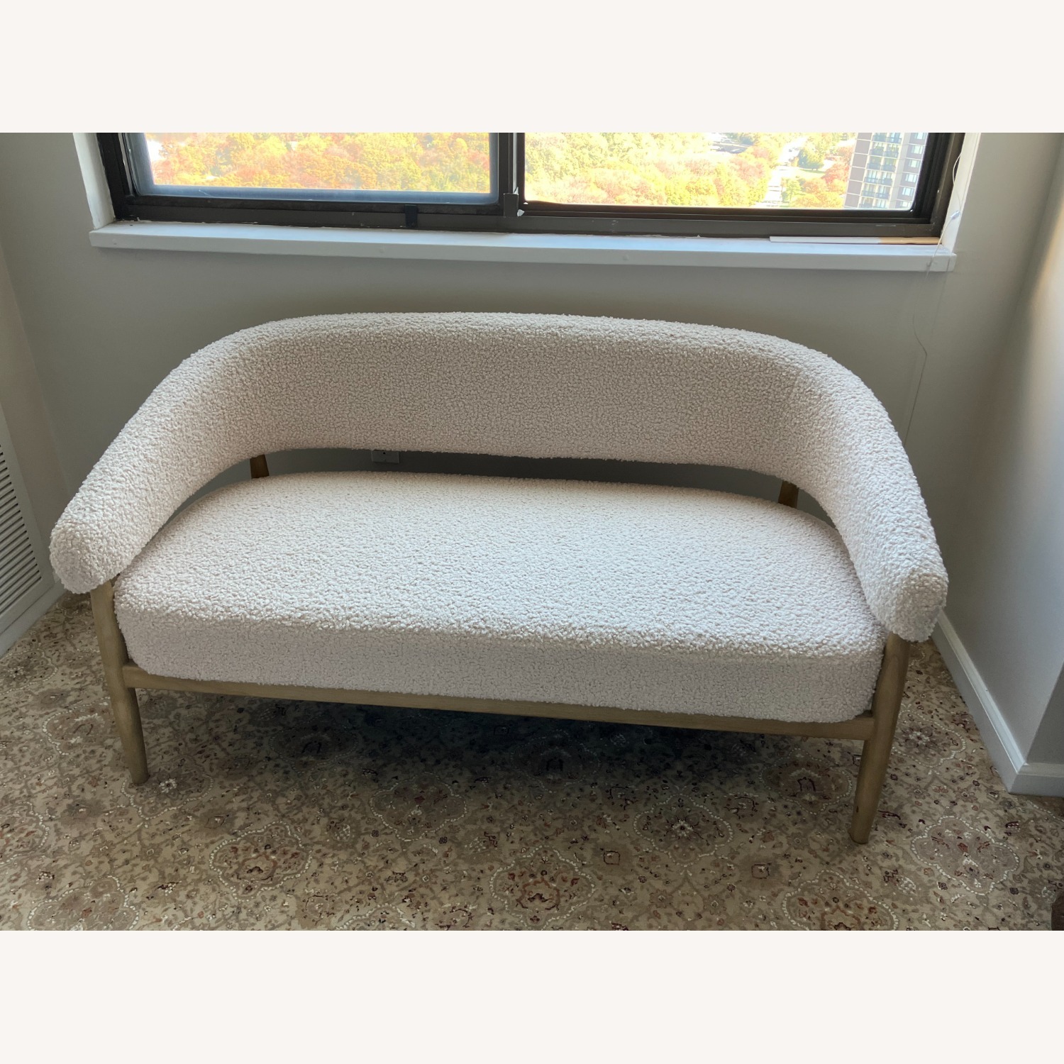 Ballard Designs Natural Bench - image-1