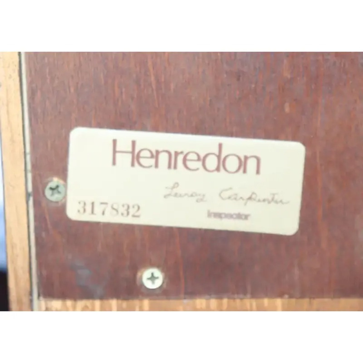  Henredon Campaign Queen Headboard  - image-7