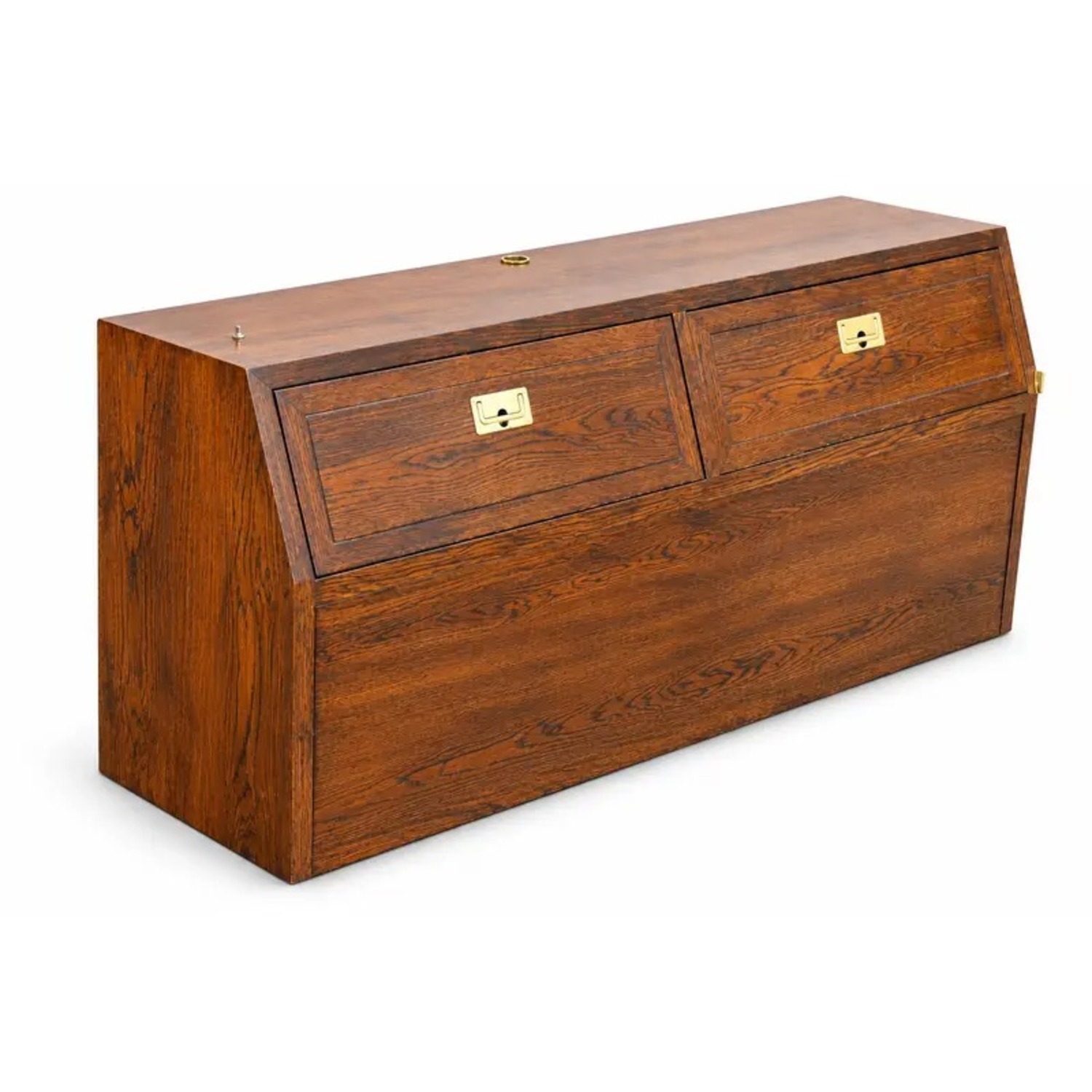  Henredon Campaign Queen Headboard  - image-4