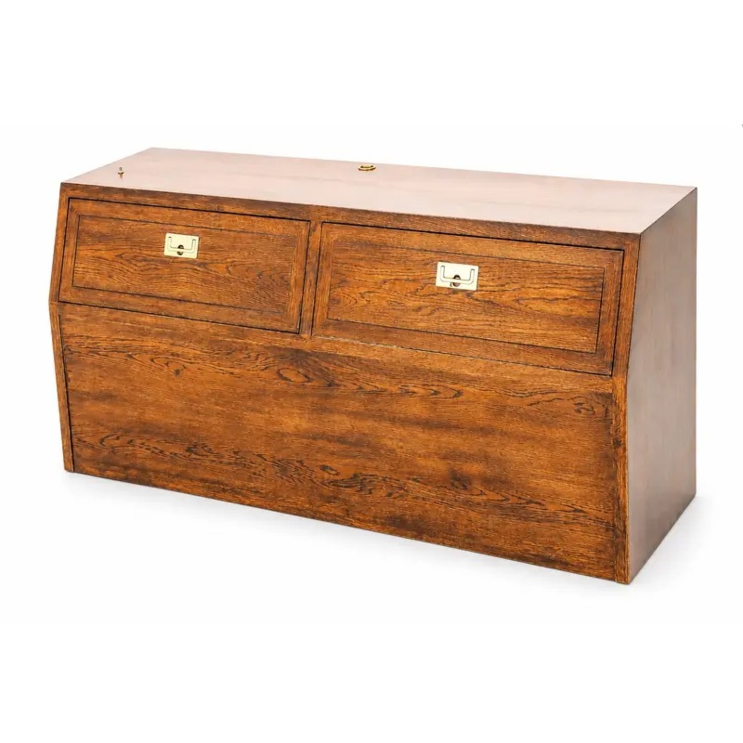  Henredon Campaign Queen Headboard  - image-3
