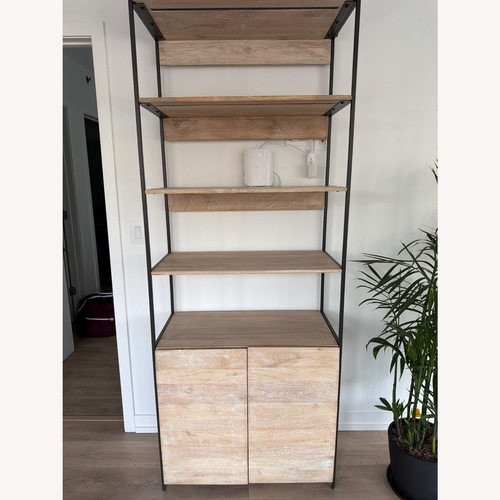 Used West Elm Natural Wood Bookcase for sale on AptDeco