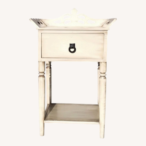 Used French Provincial Victorian Wood Nightstand for sale on AptDeco