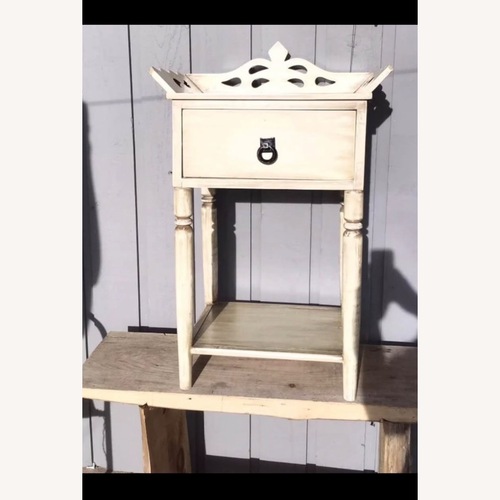 Used French Provincial Victorian Wood Nightstand for sale on AptDeco