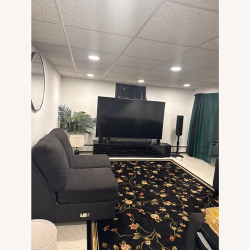 Used Ashley Furniture Black Fabric 3+ Seater Sofas for sale on AptDeco