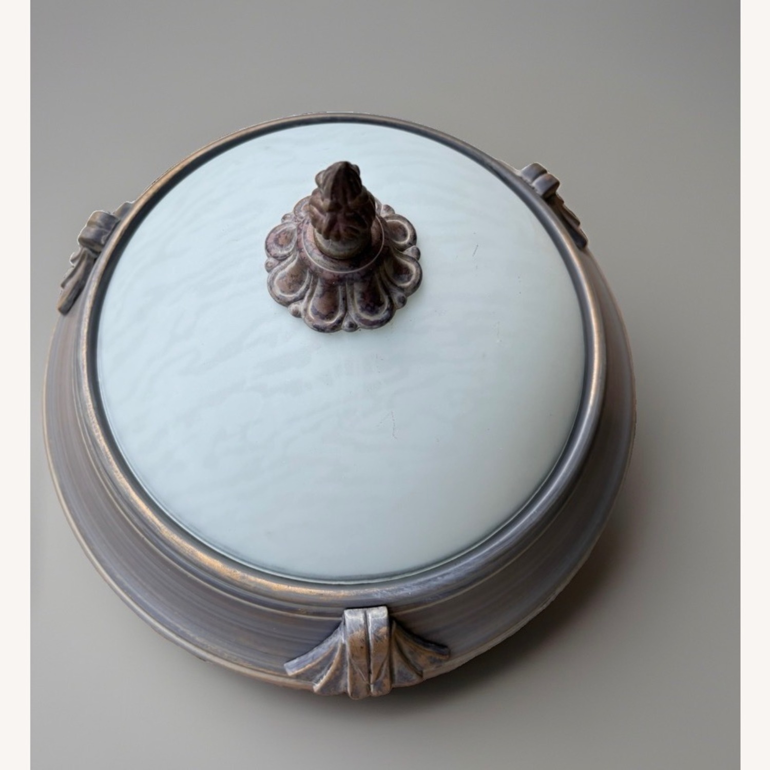 Dark Brown Glass Ceiling Lamp - image-3