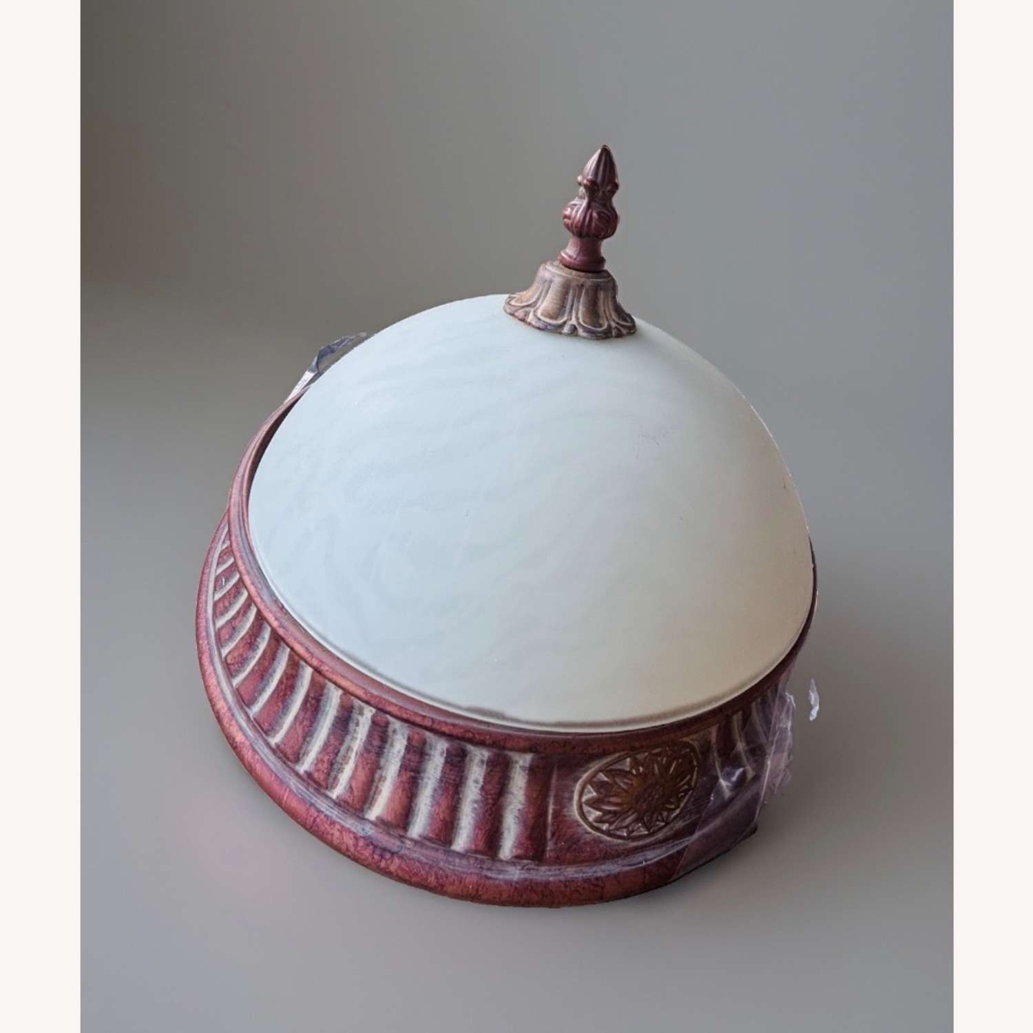 Dark Brown Glass Ceiling Lamp - image-2
