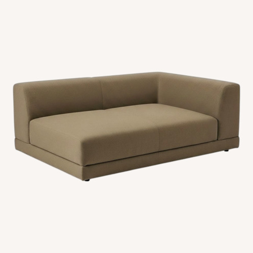 Used CB2 Uno Right Arm Sofa Caper for sale on AptDeco