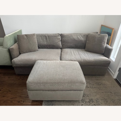 Used Pampa Dark Gray Fabric 4 Seater Sofa for sale on AptDeco